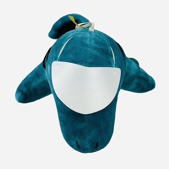 RARE VTG Prestigious Toy 17" Blue Shark Visor Plush Carnival Toy Riverside CA - Picture 6 of 12